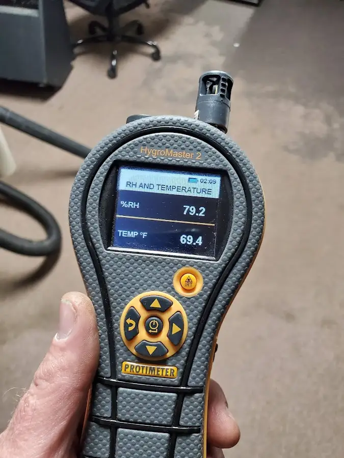 Moisture meter humidity assessment for Fire & Smoke Damage Restoration in Mountain House